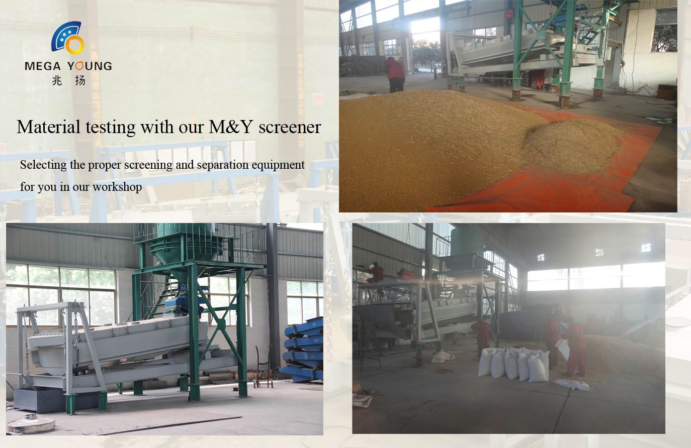 Material testing with gyratory separator